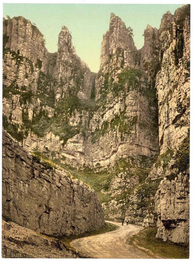 Cheddar Gorge in the 1890s