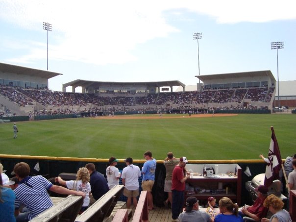 Old Dudy Noble Field from the outfield
