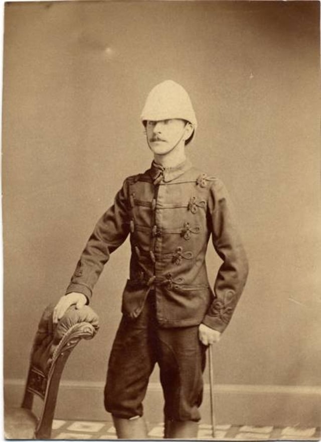 The prince in South Africa in 1879