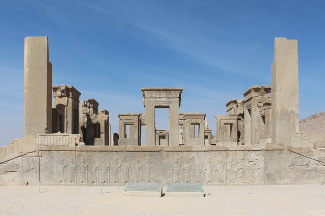 Palace of Darius I in Persepolis, the imperial capital of Persia
