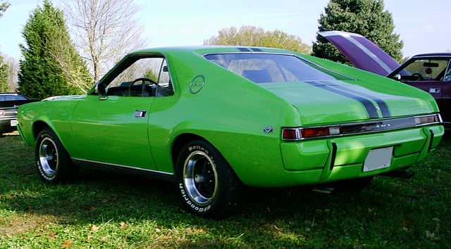 1969 AMC AMX in "Big Bad Green"