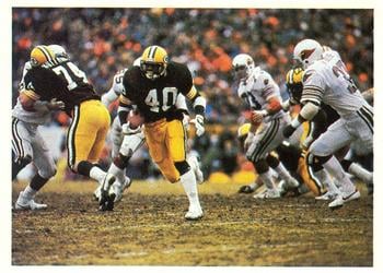 The Packers, pictured against Cardinals in the 1982–83 playoffs, only qualified for the postseason twice during the team's post-Lombardi "dark ages" (1969–91).