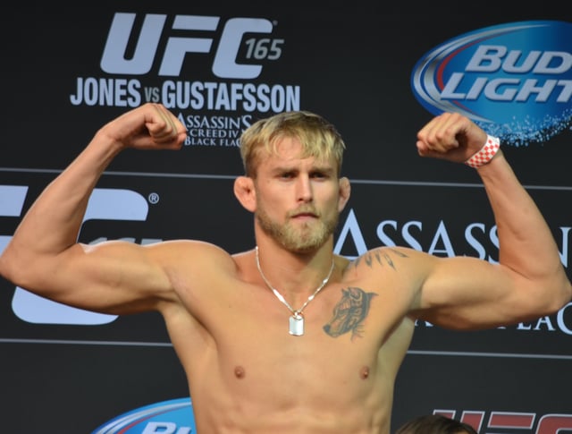 Gustafsson at the weigh-ins for the UFC 165 event