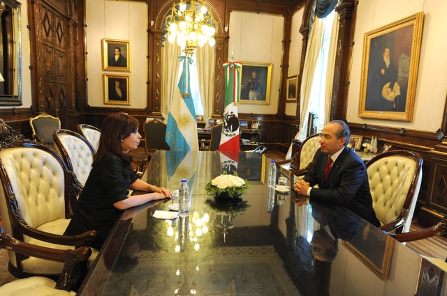 Felipe Calderon in 2010