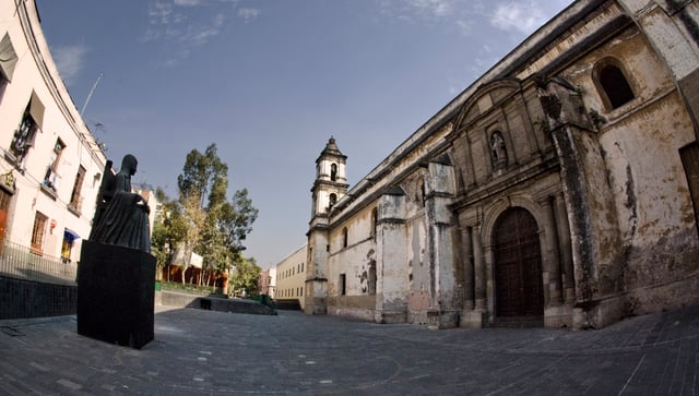 The former Convent of St Jerome in Mexico City.