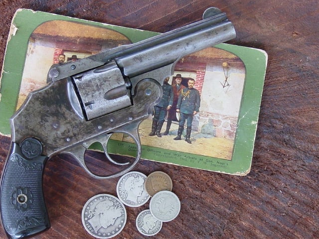 The 3rd model of the.38 S&W H&R Hammerless Safety came out in 1909.