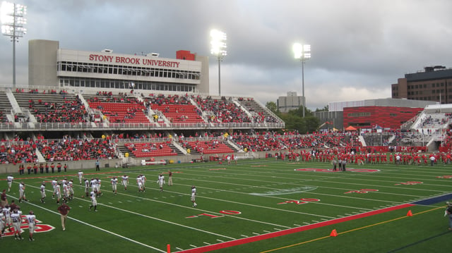 Stony Brook Seawolves during the 2012 homecoming game