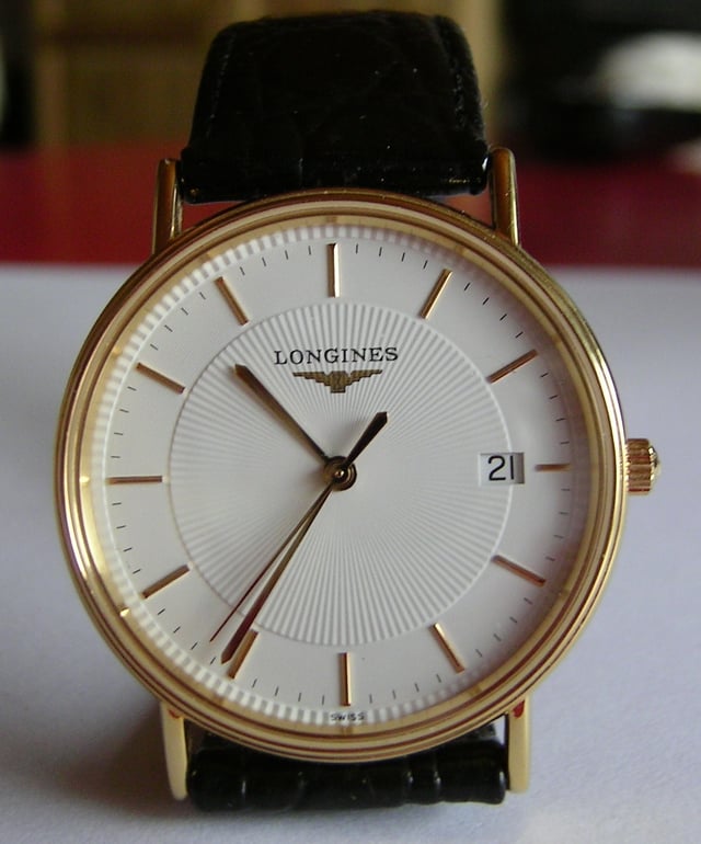 A Longines wristwatch