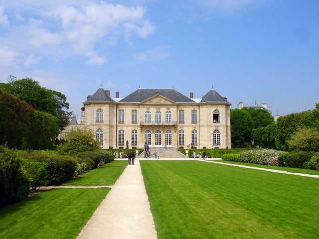 The grounds of Musée Rodin