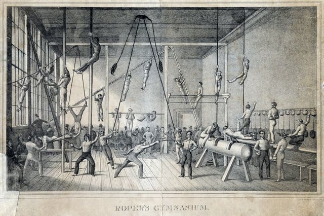 Roper's gymnasium, Philadelphia, circa 1831.