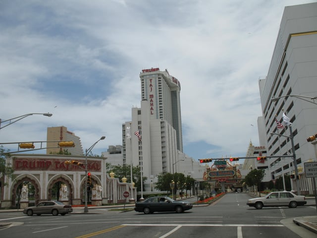 Trump Taj Mahal from Pacific Avenue