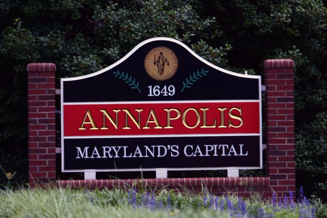 Annapolis Maryland Sign