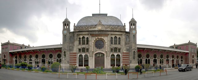 Originally opened in 1873 with a smaller terminal building as the main terminus of the Rumelia (Balkan) Railway of the Ottoman Empire, which connected Istanbul with Vienna, the current Sirkeci Terminal building was constructed between 1888 and 1890, and became the eastern terminus of the Orient Express from Paris.