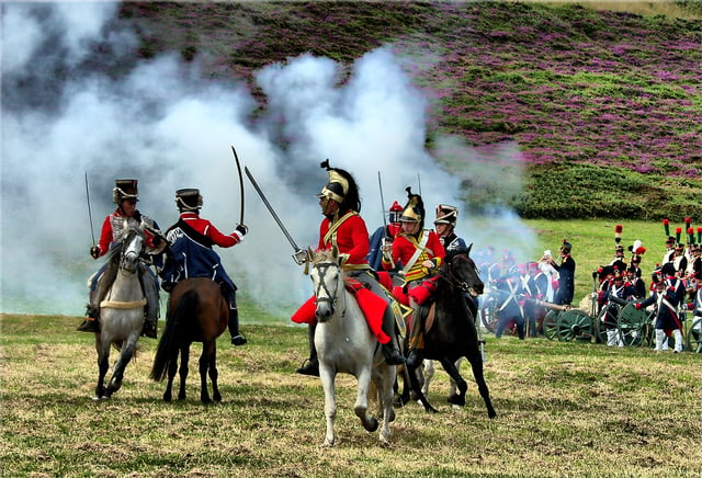Re-enactment of the Battle of Corunna
