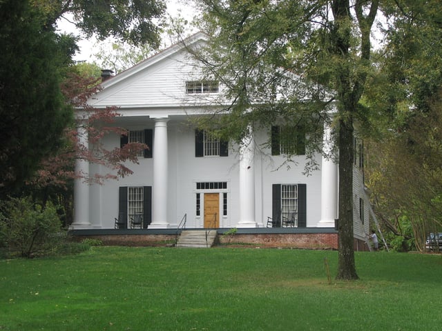 Bulloch Hall, built in 1839.