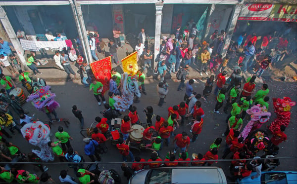 The Chinese New Year celebrated in Kolkata