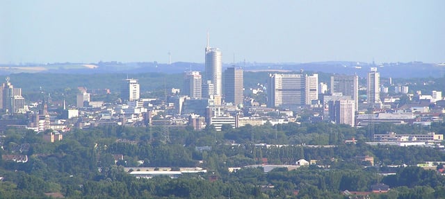 Essen is the second largest city of the Ruhr