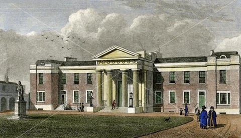 Aske's Hospital, the school's first home