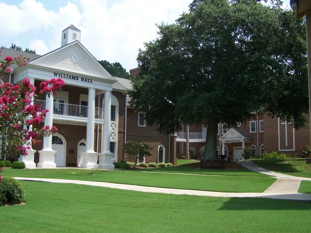 Williams Hall on campus of LR