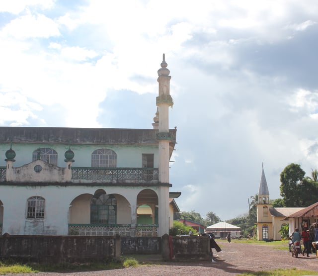 Mosque and church in Sierra Leone