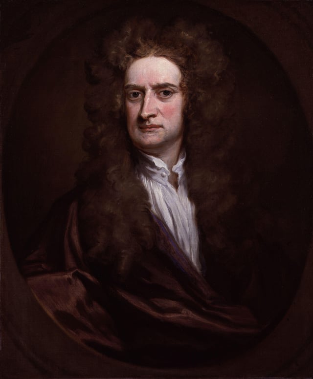 Newton in 1702 by Godfrey Kneller
