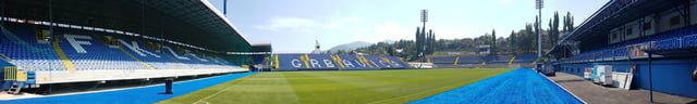 Stadion Grbavica, home-ground for FK Željo.