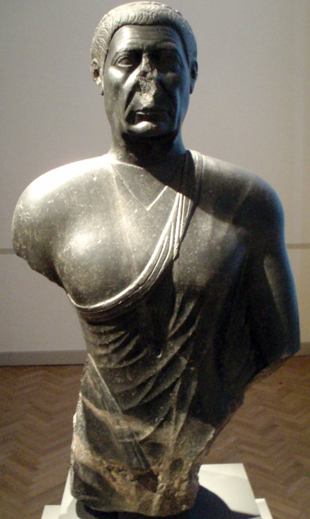 Ptolemaic Era bust of a man, circa 300-250 BC, Altes Museum