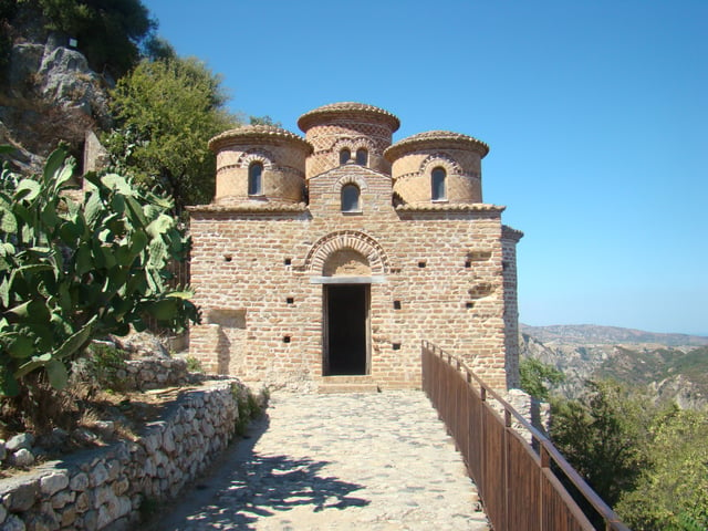 The Byzantine church known as the Cattolica