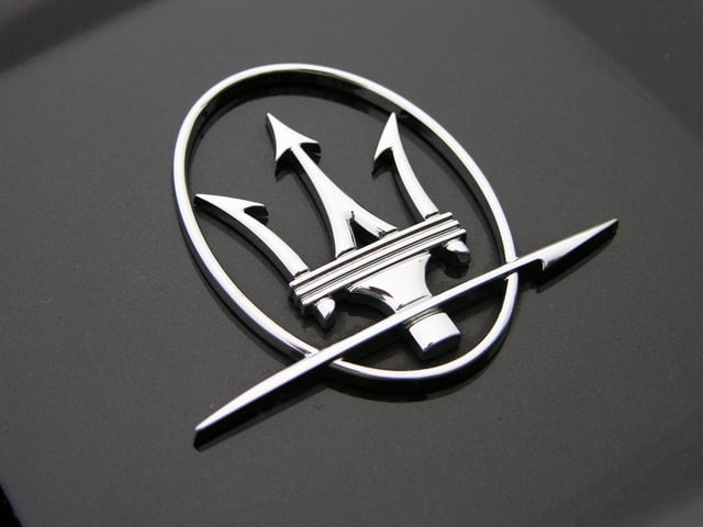 Maserati's "Trident" badge
