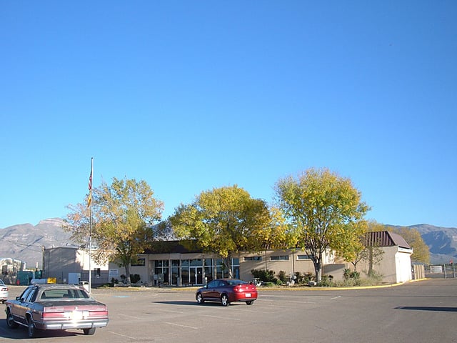 Alamogordo-White Sands Regional Airport provides scheduled commercial service and is used for general aviation