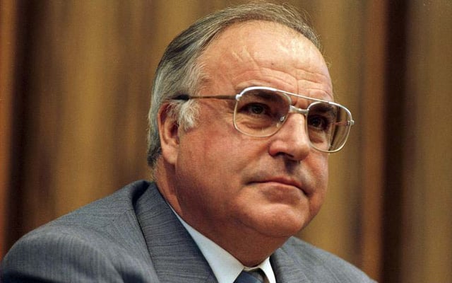 Helmut Kohl played a principal role in the German reunification.