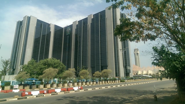 A view of the Central Bank of Nigeria headquarters