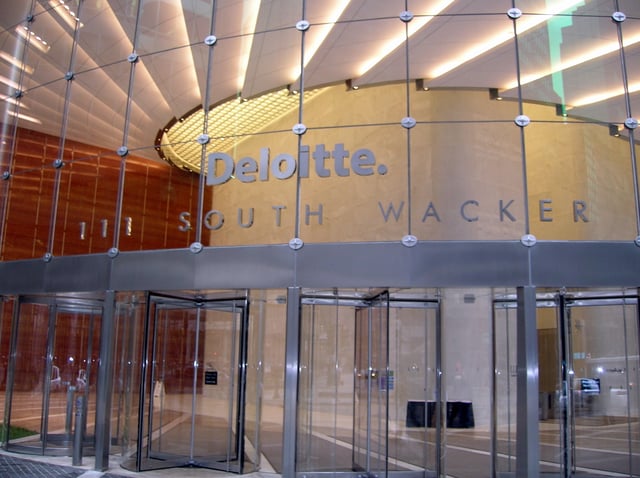 Deloitte Office Building in Downtown Chicago