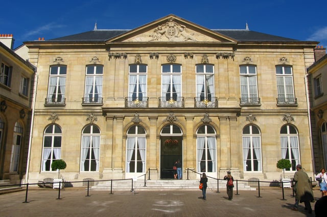 Hôtel de Brienne, current seat until 2014.