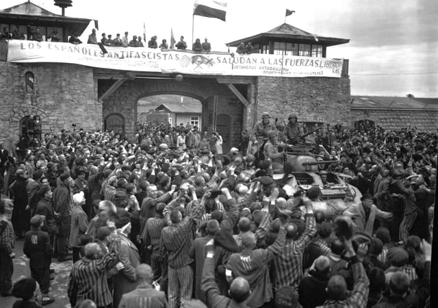 The liberation of Mauthausen concentration camp, 1945