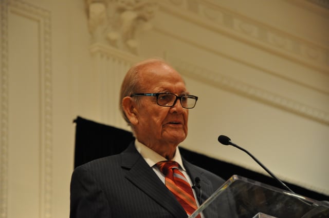 George McGovern speaking at the Richard Nixon Presidential Library and Museum,  2009