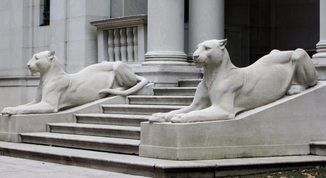 Edward Clark Potter's lions