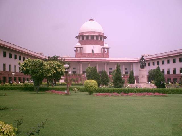 Building of the Supreme Court of India.