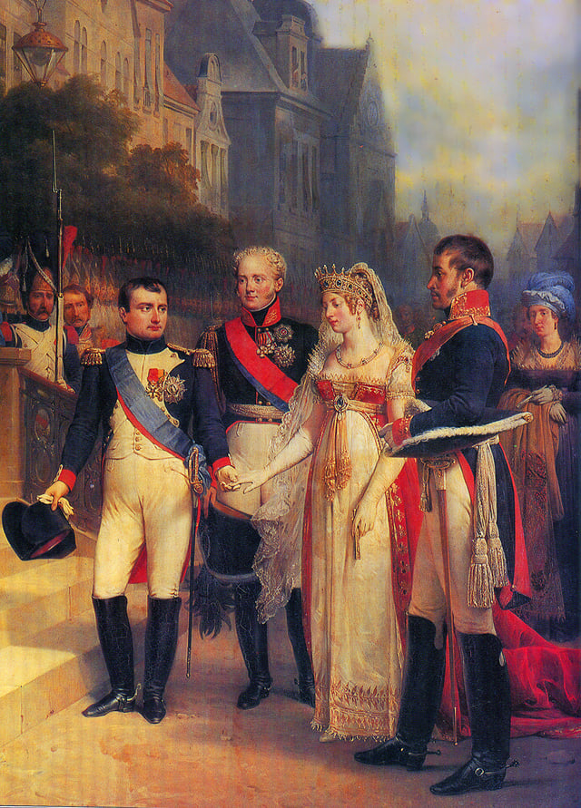 Napoleon demanded that Alexander I of Russia and Frederick William III of Prussia meet him at Tilsit in July 1807.