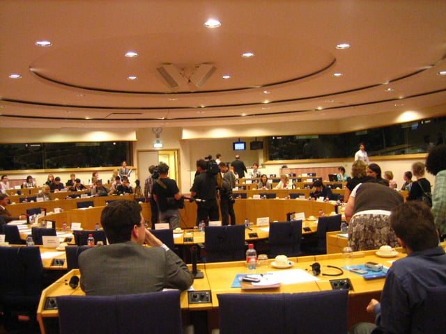 A Committee room in the Parliament