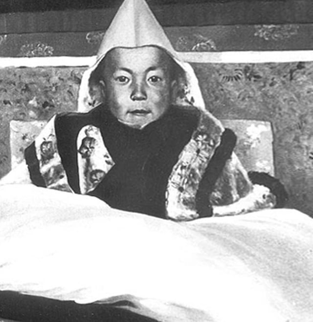 14th Dalai Lama, at his enthronement ceremony, February 22, 1940 in Lhasa, Tibet