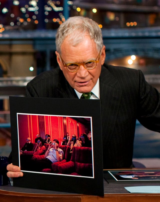Letterman in 2009