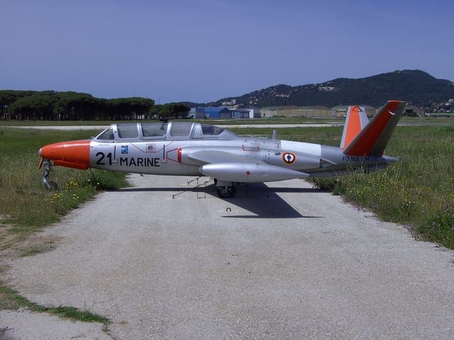 Fouga CM.175 Zéphyr at Toulon-Hyères Airport