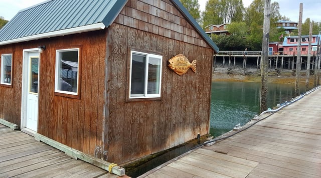 Floating post office, Halibut Cove, Alaska