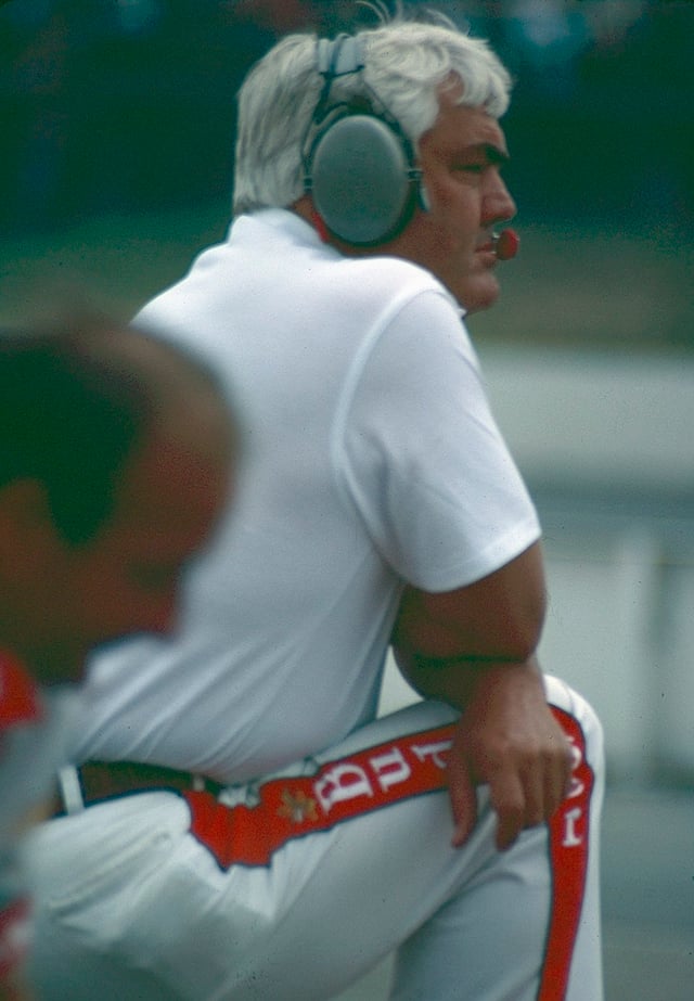 1985 photo of Junior Johnson, 1950s NASCAR driver who began as a bootlegging driver from Wilkes County, North Carolina