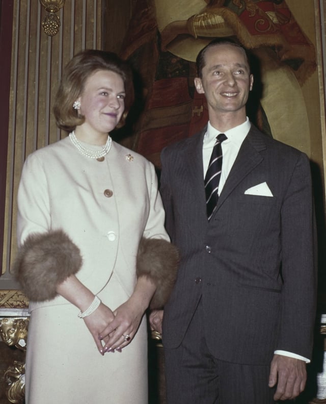 Carlos Hugo and Princess Irene in 1964