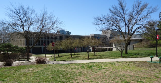 Several of the campuses are relatively new; the Busch campus (shown) was built within the last few decades and the Livingston campus is being expanded with new dormitories and facilities.
