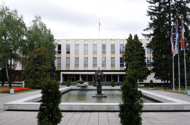the National Assembly of Republika Srpska in Banja Luka