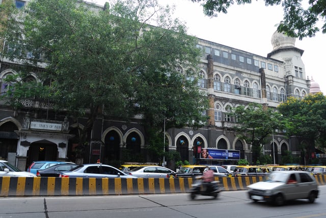 The Times of India' s first office is opposite the Chhatrapati Shivaji Terminus where it was founded.