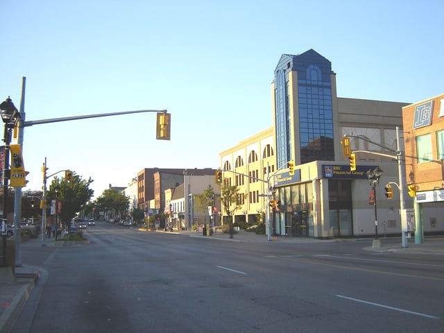 King Street South in Uptown Waterloo.